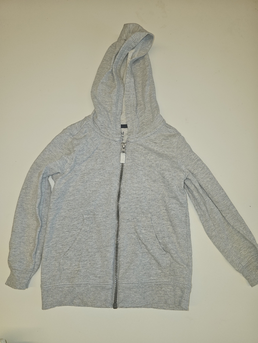 EUC | Carter’s | 4T | Gray Zip Up Hoodie Lightweight Kids Basic Sweatshirt